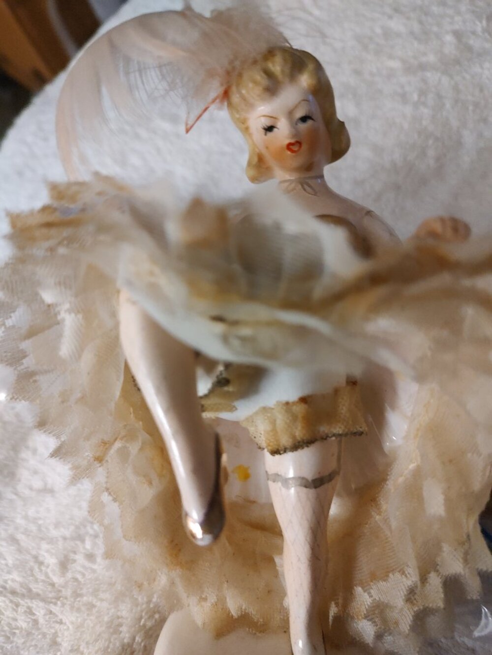 CAN CAN DANCER CERAMIC VINTAGE